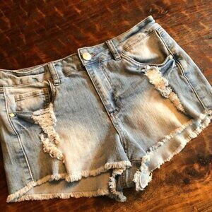Dollhouse Andie Denim Cutoff Shorts Sz 7